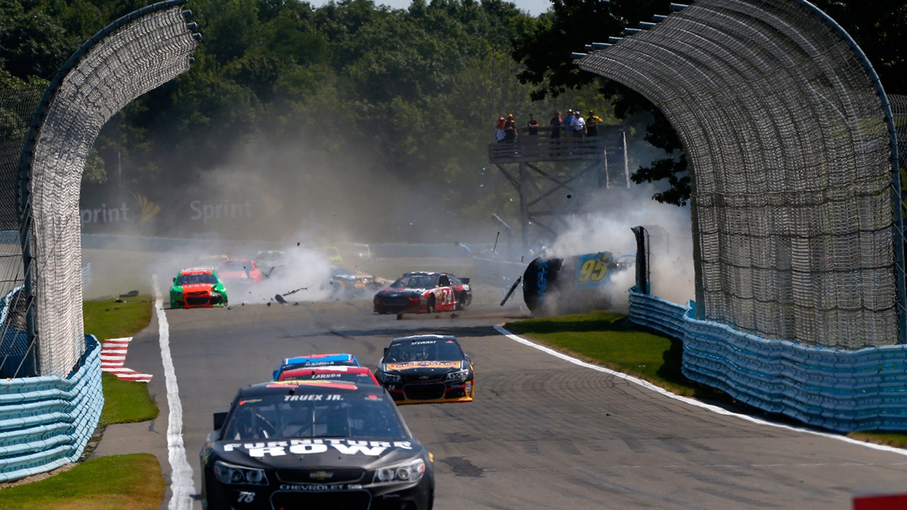 Massive wreck leads to lengthy red-flag delay at Watkins Glen